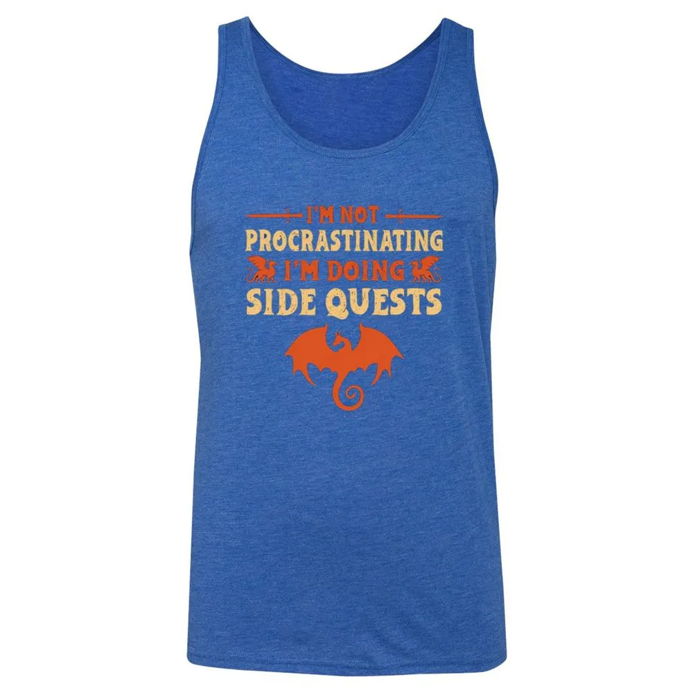 I'm Doing Side Quests Unisex Jersey Tank - True Royal Triblend - 12