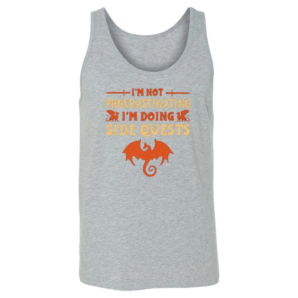 I'm Doing Side Quests Unisex Jersey Tank - Athletic Heather - 4