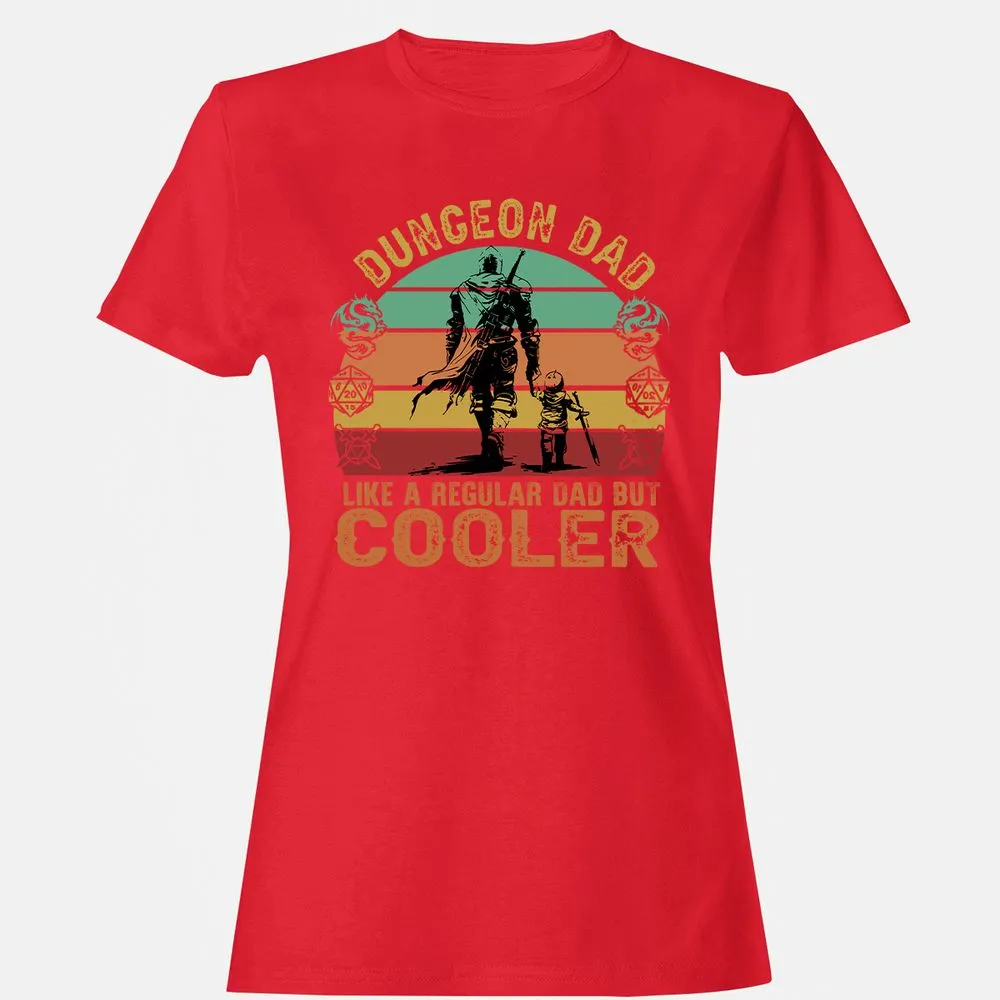 Dungeon Dad Like A Regular Dad Women's T-Shirt - Red - 13