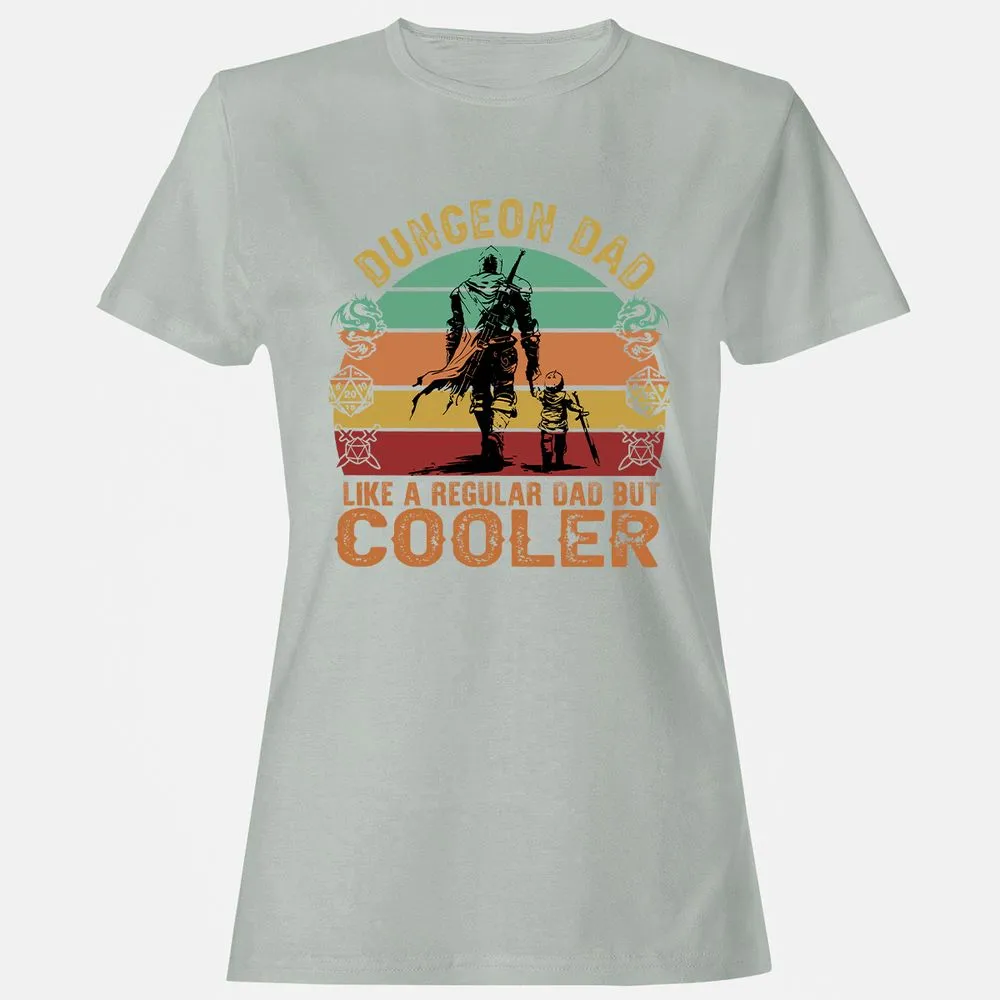 Dungeon Dad Like A Regular Dad Women's T-Shirt - Ash - 2