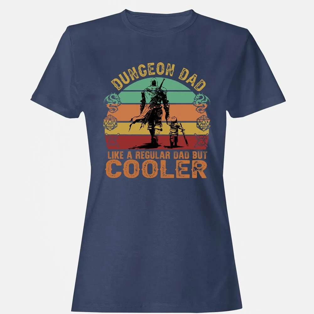 Dungeon Dad Like A Regular Dad Women's T-Shirt - Navy - 10