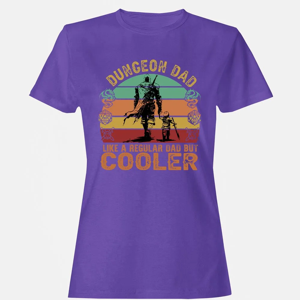 Dungeon Dad Like A Regular Dad Women's T-Shirt - Purple - 12