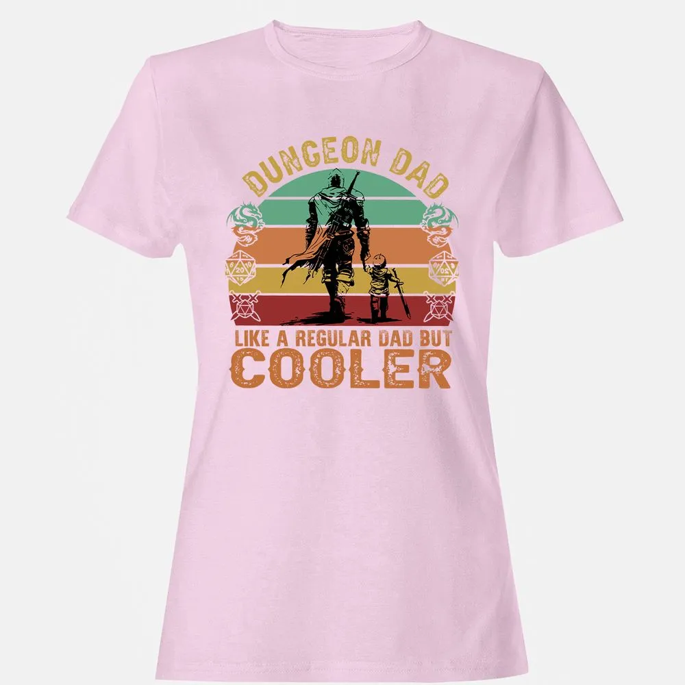 Dungeon Dad Like A Regular Dad Women's T-Shirt - Light Pink - 9