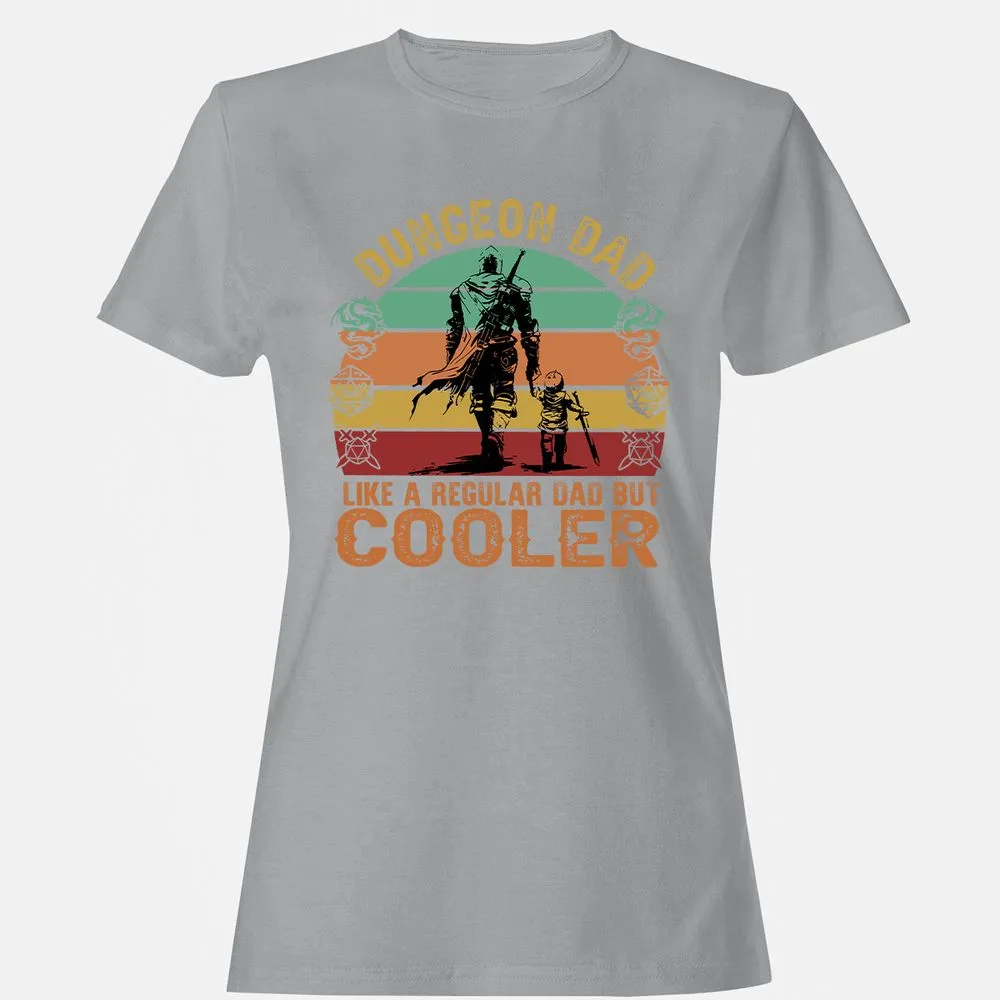 Dungeon Dad Like A Regular Dad Women's T-Shirt - Sport Grey - 15