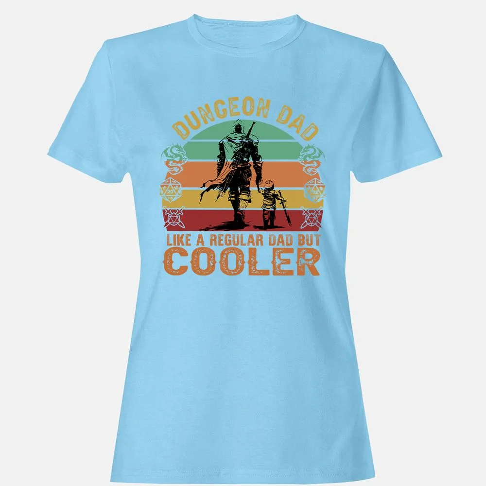 Dungeon Dad Like A Regular Dad Women's T-Shirt - Light Blue - 8