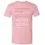 Backend Developer Stats Premium Unisex T-Shirt - Light Pink - 3