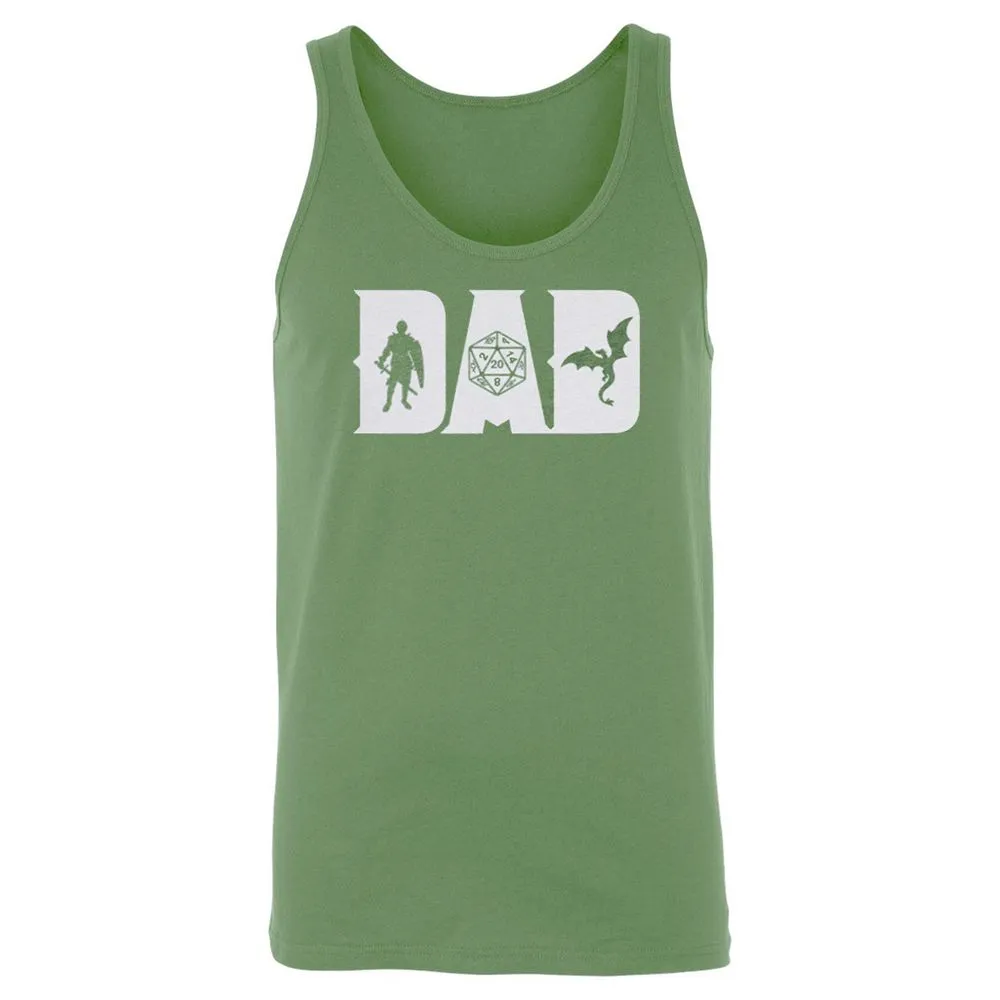 Dad Fathers Day Unisex Jersey Tank - Leaf - 10