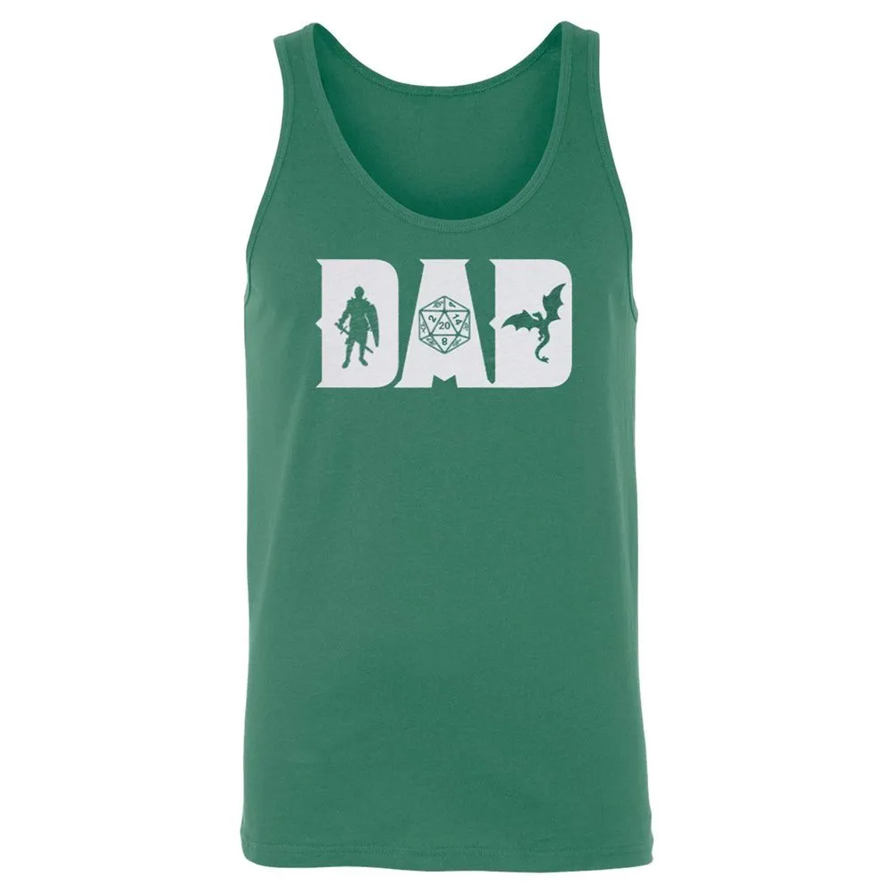 Dad Fathers Day Unisex Jersey Tank - Kelly - 9