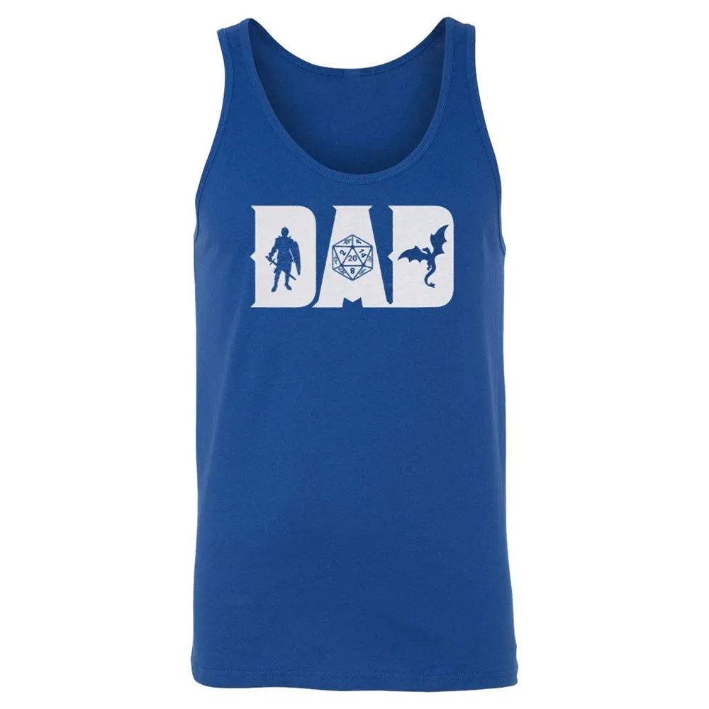 Dad Fathers Day Unisex Jersey Tank - True Royal - 13