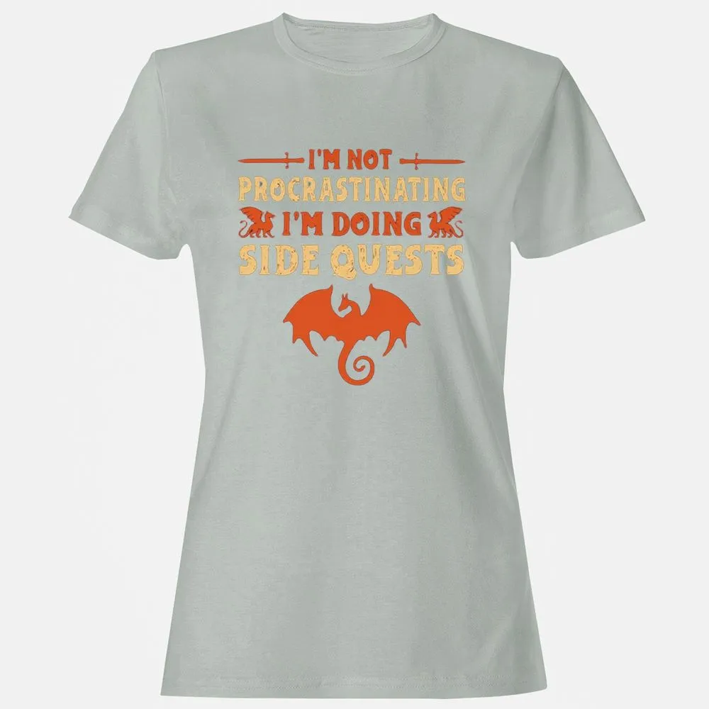 I'm Doing Side Quests Women's T-Shirt - Ash - 2