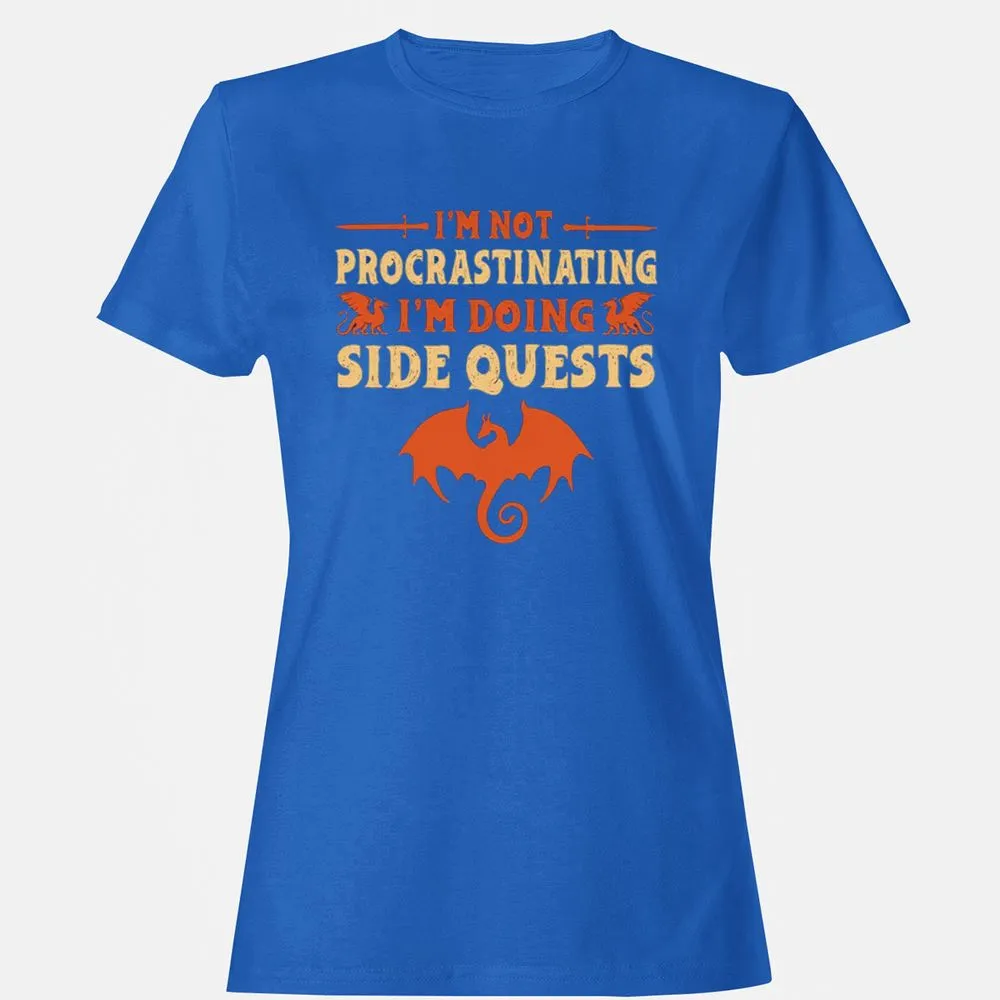 I'm Doing Side Quests Women's T-Shirt - Royal - 14