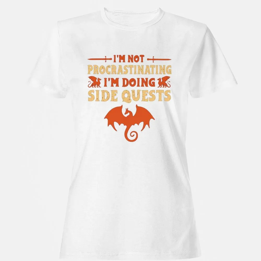 I'm Doing Side Quests Women's T-Shirt - White - 16