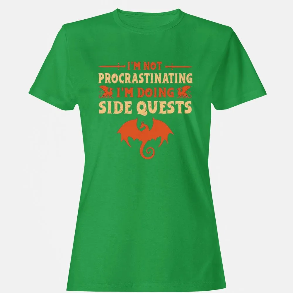 I'm Doing Side Quests Women's T-Shirt - Irish Green - 7