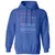 Backend Developer Stats Classic Unisex Hoodie - Royal - 9