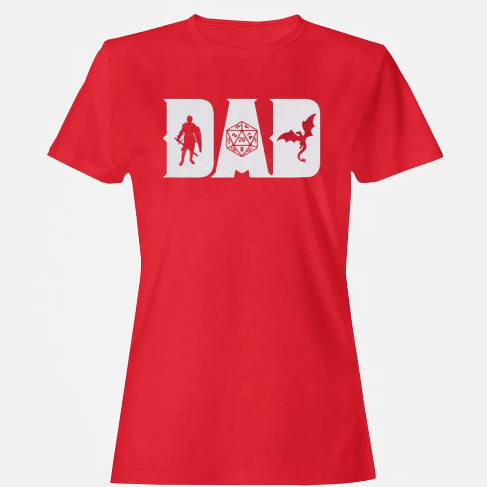 Dad Fathers Day Women's T-Shirt - Red - 13