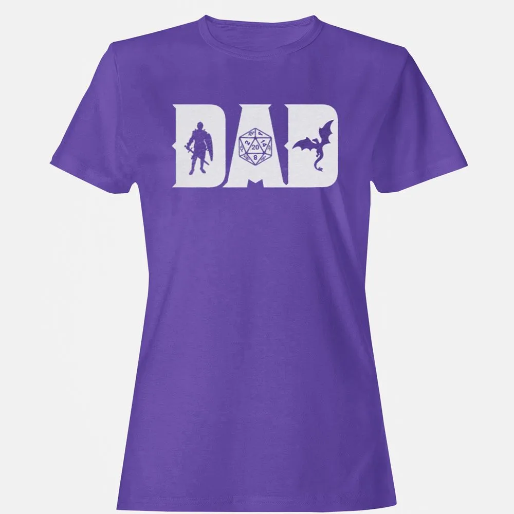 Dad Fathers Day Women's T-Shirt - Purple - 12