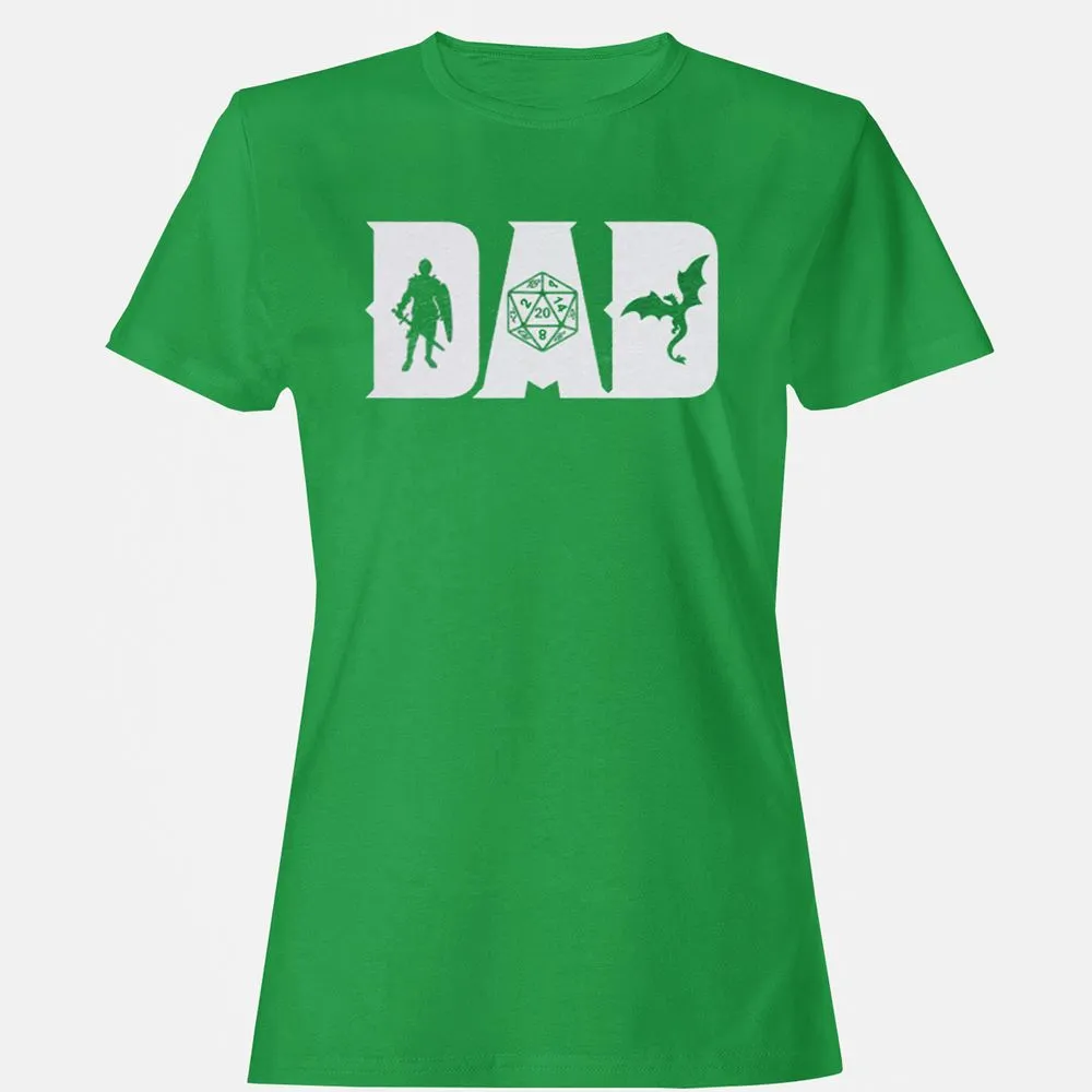 Dad Fathers Day Women's T-Shirt - Irish Green - 7