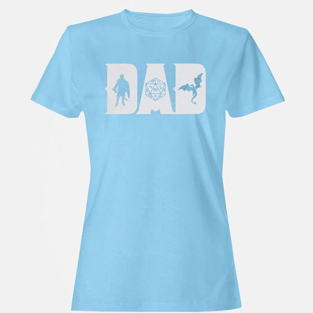 Dad Fathers Day Women's T-Shirt - Light Blue - 8