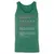 Backend Developer Stats Unisex Jersey Tank - Kelly - 9