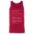 Backend Developer Stats Unisex Jersey Tank - Red - 11