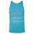 Backend Developer Stats Unisex Jersey Tank - Aqua Triblend - 3