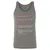Backend Developer Stats Unisex Jersey Tank - Grey Triblend - 8