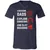 Awesome Dad Fathers Day Unisex V-Neck T-Shirt - Navy - 2
