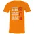 Awesome Dad Fathers Day Unisex V-Neck T-Shirt - Orange - 11
