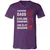 Awesome Dad Fathers Day Unisex V-Neck T-Shirt - Team Purple - 9