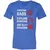 Awesome Dad Fathers Day Unisex V-Neck T-Shirt - Heather True Royal - 14