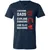 Awesome Dad Fathers Day Unisex V-Neck T-Shirt - Heather Navy - 15