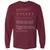 Backend Developer Stats Long Sleeve T-Shirt - Maroon - 11