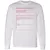 Backend Developer Stats Long Sleeve T-Shirt - White - 5