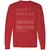 Backend Developer Stats Long Sleeve T-Shirt - Red - 14