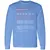 Backend Developer Stats Long Sleeve T-Shirt - Carolina Blue - 12