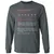 Backend Developer Stats Long Sleeve T-Shirt - Dark Heather - 15