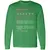 Backend Developer Stats Long Sleeve T-Shirt - Irish Green - 10
