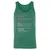 Accountant Stats Unisex Jersey Tank - Kelly - 9