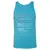Accountant Stats Unisex Jersey Tank - Aqua Triblend - 3