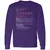 Accountant Stats Long Sleeve T-Shirt - Purple - 13