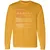 Accountant Stats Long Sleeve T-Shirt - Gold - 9