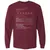 Accountant Stats Long Sleeve T-Shirt - Maroon - 11