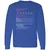 Accountant Stats Long Sleeve T-Shirt - Royal - 8