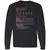 Accountant Stats Long Sleeve T-Shirt - Black - 1