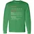 Accountant Stats Long Sleeve T-Shirt - Irish Green - 10