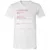 Accountant Stats Unisex V-Neck T-Shirt - White - 5