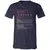 Accountant Stats Unisex V-Neck T-Shirt - Navy - 2