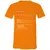 Accountant Stats Unisex V-Neck T-Shirt - Orange - 11