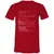 Accountant Stats Unisex V-Neck T-Shirt - Red - 3