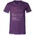 Accountant Stats Unisex V-Neck T-Shirt - Team Purple - 9